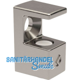 Glasbodentr�ger GRACE zum Schrauben, 5-6 mm Glas, Zamak vernickelt