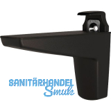 Tablar-Klemmtr�ger Moon, Materialst�rke 15-50 mm, Zinkdruckguss schwarz matt