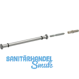 Glastablartr�ger Verona-Mauermontage 200 x �12 mm, Stahl verchromt matt