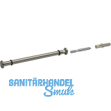 Glastablartr�ger Verona-Mauermontage 200 x �12 mm,Stahl Edelstahl Effekt