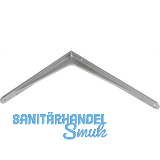 Konsole Schwerlast, H�he 350 mm, Tiefe 400 mm, Tragkraft 170 kg, Aluminium natur