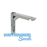 Konsole Klapponette klappbar ohne Sicherung, Tiefe 300 mm, Stahl verzinkt