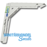 Konsole Klapponette klappbar mit Sicherung, Tiefe 300 mm, Stahl verzinkt