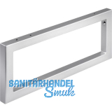 Wandkonsole - Handtuchhalter, H�he 200 mm, Tiefe 480 mm, Stahl silberfarbig