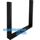 SIMAUSROM Bankkufe Regular Slim 372 mm Stahl schwarz lackiert