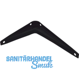 Konsole starr, H�he 90 mm, Tiefe 115 mm, Stahlblech schwarz pulverbeschichtet