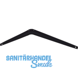 Konsole starr, H�he 230 mm, Tiefe 295 mm, Stahlblech schwarz pulverbeschichtet