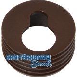 Aufh�nge�sen zum Einbohren, Bohr �20, Bohrtiefe 10, Kunststoff braun