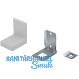 Schrankaufh�nger Typ 113 mit Abdeckkappe Kunststoff wei�