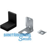 Schrankaufh�nger Typ 113 mit Abdeckkappe Kunststoff schwarz