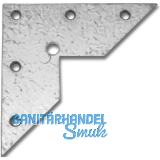 POHL Aufh�nge�sen, 100 x 100 x 2 mm, Stahl verzinkt