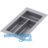 AGOFORM Besteckeinsatz Classico 450/30 Kunststoff Schiefergrau