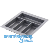 AGOFORM Besteckeinsatz Classico 450/45 Kunststoff Schiefergrau