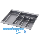 AGOFORM Besteckeinsatz Classico 450/55 Kunststoff Schiefergrau