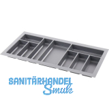 AGOFORM Besteckeinsatz Classico 450/90 Kunststoff Schiefergrau