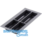 AGOFORM Besteckeinsatz Classico 500/30 Kunststoff Schiefergrau