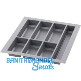 AGOFORM Besteckeinsatz Classico 500/50 Kunststoff Schiefergrau