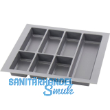 AGOFORM Besteckeinsatz Classico 500/55 Kunststoff Schiefergrau