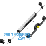 ACCURIDE Handgriff-Set mit Drucktastenverschluss, 120 N, Stahl/Kunststoff