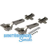 ACCURIDE 1432 Scharnierset f�r aufliegende T�ren, Stahl verzinkt