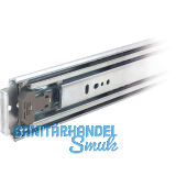 Schwerlast Kugelk�figf�hrung L76120 Vollauszug, L�nge 1016 mm, Stahl verzinkt