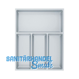 AGOFORM Besteckeinsatz Sky 500/45 Kunststoff silbergrau