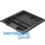 HETTICH Systema Top 2000 Schreibmaterial-Auszug 392 mm; H�he 40 mm; schwarz