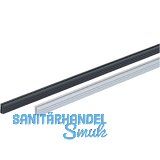 HETTICH SlideLine 56 Lauf-/F�hrungsprofil, auf Ma�, Aluminium braun eloxiert