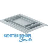 HETTICH Systema Top 2000 Schreibmaterial-Auszug 292 mm, Kunststoff Alu-Finish