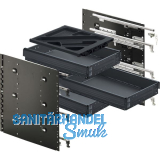 HETTICH Systema Top 2000 Schnellmontage-Set Sil Sys, Vollauszug, ET 730, schw.