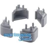 HETTICH Systema Top 2000 Fu�verl�ngerung f�r H�ngerahmen, Alu-Finish