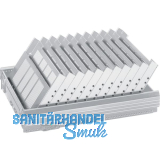 HETTICH Systema Top 2000 Formularablage, F�cheranzahl 11, Kunststoff Alu-Finish