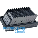 HETTICH Systema Top 2000 Formularablage, F�cheranzahl 6, Kunststoff schwarz