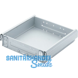 HETTICH Systema Top 2000 Stahlschubkasten, 392 mm, 370 x 354 mm, Alu-Finish