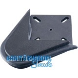 HETTICH Systema Top 2000 Ausleger 45� mit Kantenschutz, schwarz