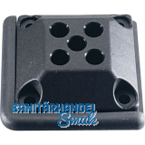 HETTICH Systema Top 2000 Sockelplatte mit Kantenschutz, schwarz