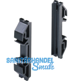 HETTICH Systema Top 2000 Orgaclip, Kunststoff schwarz