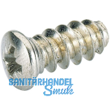 HETTICH Systema Top 2000 Systemschraube Linsenkop � 6,0x13,7 mm, vernickelt