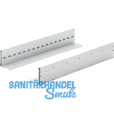 HETTICH Systema Top 2000 Karteibahn, Schrankt. 600,Stahl Alu-Finish