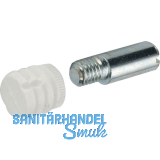 HETTICH PRESTIGE 2000 Anschlagstift exzentrisch mit Muffe, Stahl vernickelt