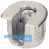 HETTICH VB 35 Exzenter-Verbindungsbeschlag Plattenst�rke 19 vernickelt