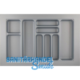 HETTICH OrgaTray 440 Besteckeinsatz T 441 - 520/Nennbreite 800 mm Silber