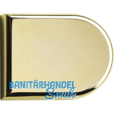 HETTICH Glast�r Zierkappe halbrund, Kunststoff hochglanz vergoldet