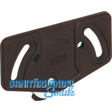 HETTICH SlideLine 55 Laufteil - zum Anschrauben, 15 Kg, Kunststoff braun