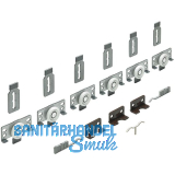 HETTICH SlideLine 56 Beschl�gegarnitur, TK 40 Kg, 3 t�rig