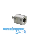 HETTICH PRESTIGE 2000 Zylinder-Drehgriff Typ 42.2, links, vernickelt matt