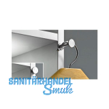 HETTICH Kleiderb�gelhalter ausziehbar, Messing vernickelt