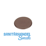 HETTICH RASTEX 25 Abdeckkappe ohne Abdeckrand, Kunststoff braun