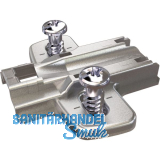 HETTICH Kreuzmontageplatte mit Langloch, Systemschraube, Distanz 1,5 mm