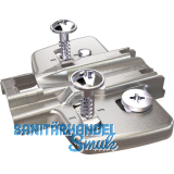 HETTICH Exzenter Kreuzmontageplatte asym, Spezialschraube, Distanz 0 mm